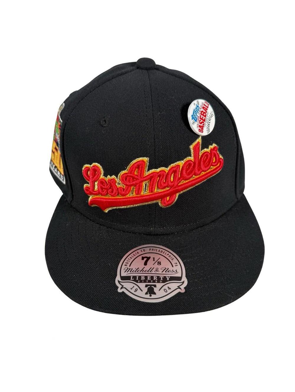 New Mitchell & Ness Los Angeles Dodgers Topps Chrome 2001 Hat Pin 7 1/8 - Picture 4 of 10